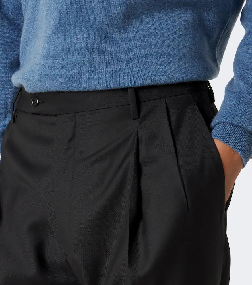 Rubinacci Virgin wool wide-leg pants | Thumbnail 5