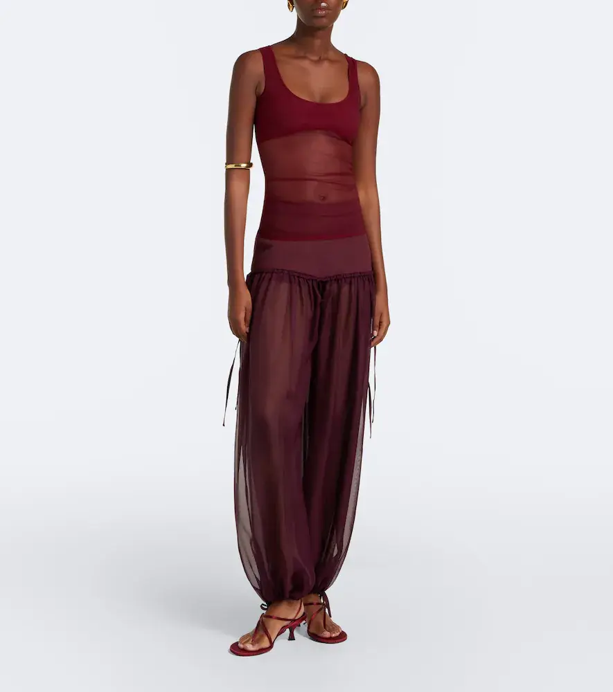 Nensi Dojaka Semi-sheer tank top | Thumbnail 2