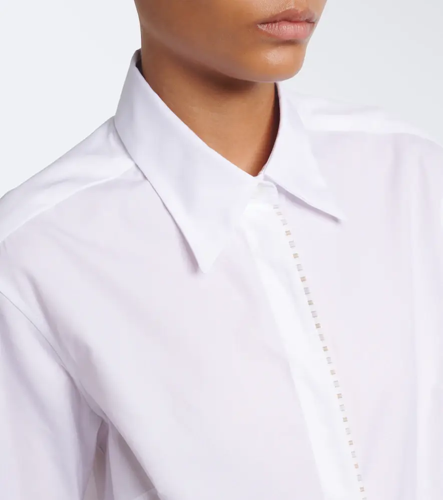 ELEVENTY Cotton and silk poplin shirt | Thumbnail 4 ELEVENTY Cotton and silk poplin shirt | Thumbnail 4