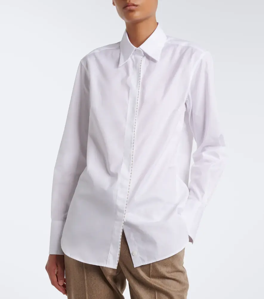 ELEVENTY Cotton and silk poplin shirt | Thumbnail 5 ELEVENTY Cotton and silk poplin shirt | Thumbnail 5