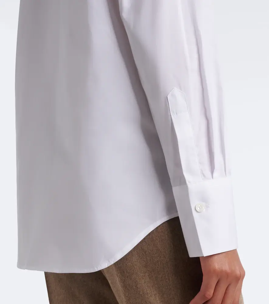 ELEVENTY Cotton and silk poplin shirt | Thumbnail 6 ELEVENTY Cotton and silk poplin shirt | Thumbnail 6