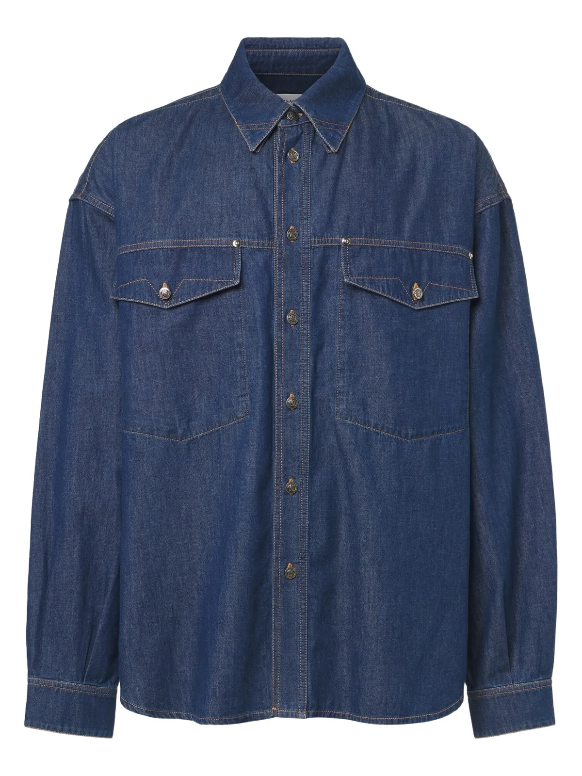 Medusa denim overshirt Medusa denim overshirt