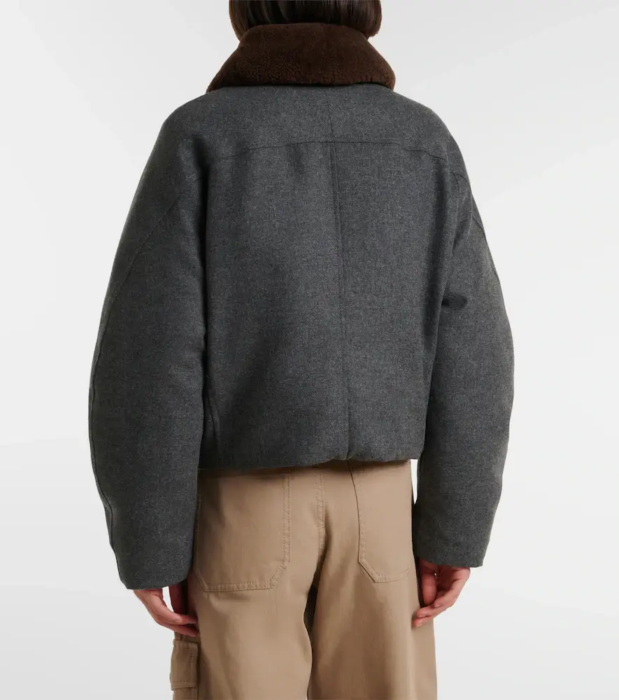 Brunello Cucinelli Alpaca and cashmere down jacket | Thumbnail 4 Brunello Cucinelli Alpaca and cashmere down jacket | Thumbnail 4