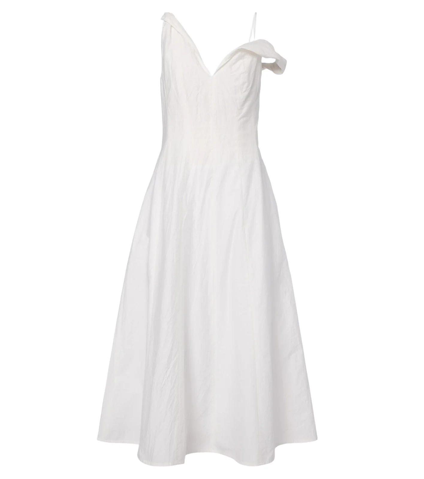 RÓHE Róhe Off-shoulder cotton-blend midi dress