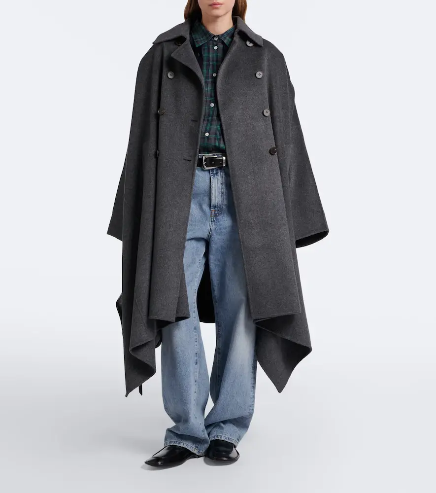 RÓHE Róhe Wool and cashmere cape | Thumbnail 2 RÓHE Róhe Wool and cashmere cape | Thumbnail 2