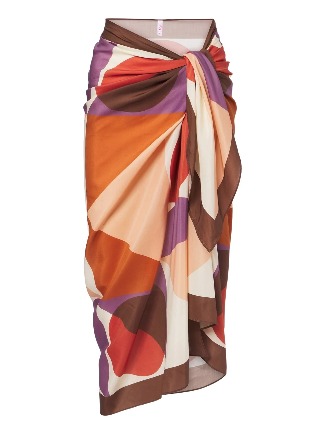 Luisa printed cotton and silk beach cover-up Luisa printed cotton and silk beach cover-up