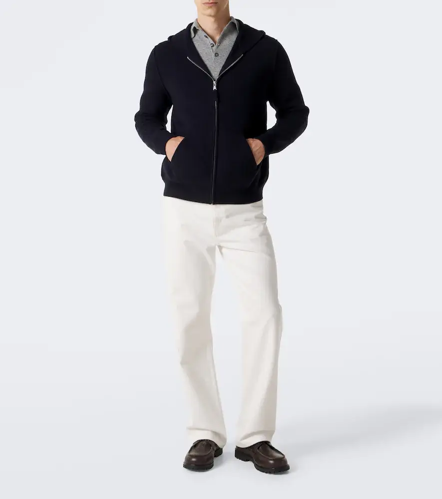 Allude Hooded wool and cashmere jacket | Thumbnail 4 Allude Hooded wool and cashmere jacket | Thumbnail 4