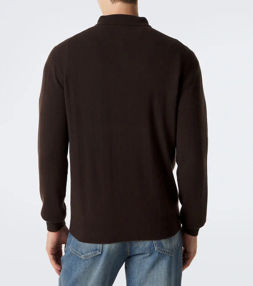 Allude Cashmere polo sweater | Thumbnail 2