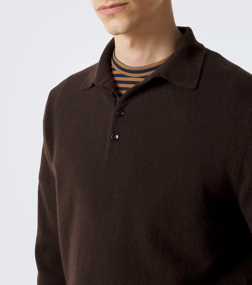 Allude Cashmere polo sweater | Thumbnail 3
