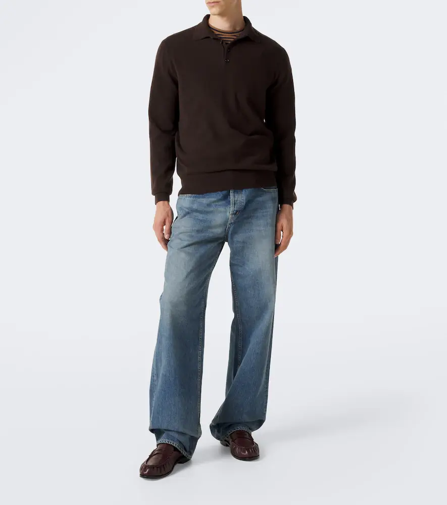 Allude Cashmere polo sweater | Thumbnail 5