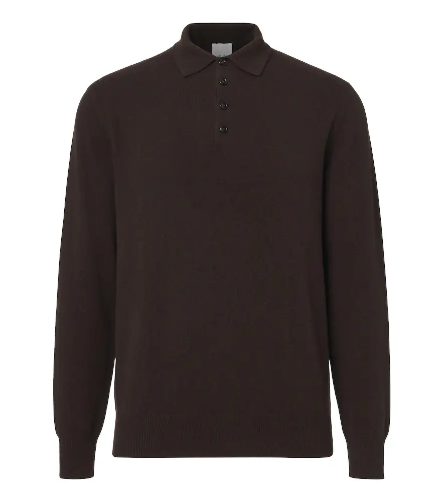 Allude Cashmere polo sweater | Image 1 Allude Cashmere polo sweater | Image 1