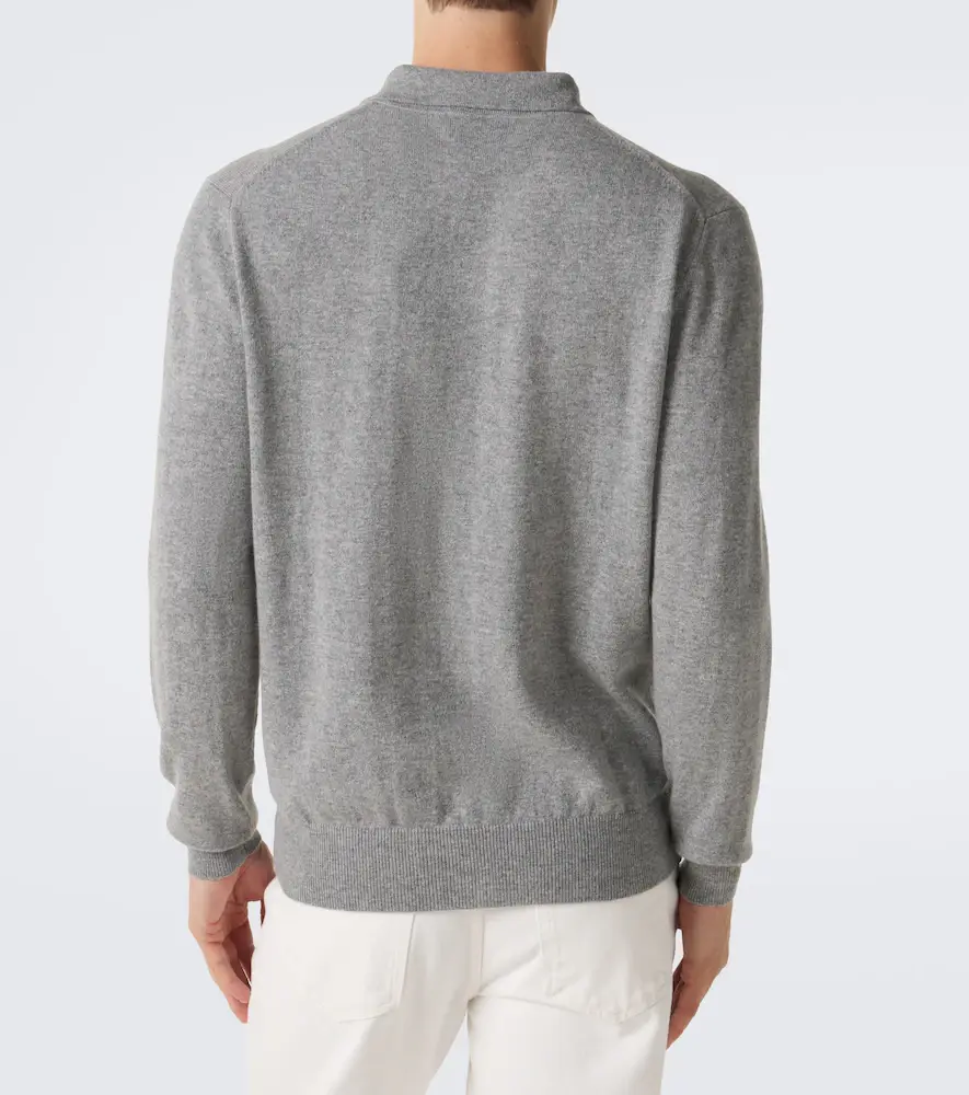 Allude Cashmere polo sweater | Thumbnail 2