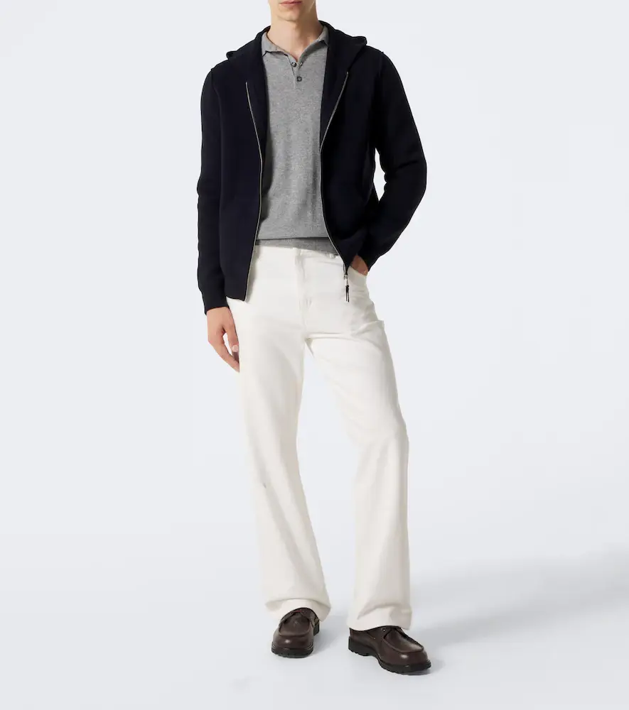 Allude Cashmere polo sweater | Thumbnail 4