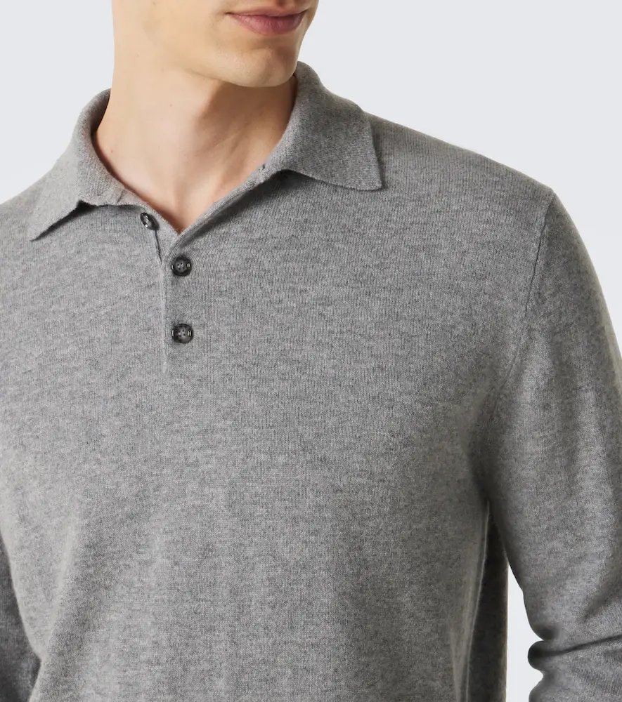 Allude Cashmere polo sweater | Thumbnail 5