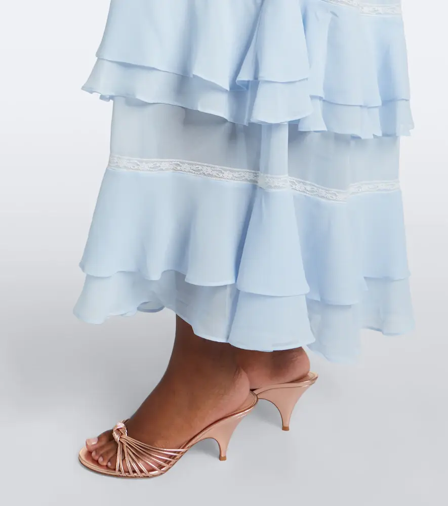 Xu Zhi Ruffled off-shoulder lace-trimmed maxi dress | Thumbnail 3