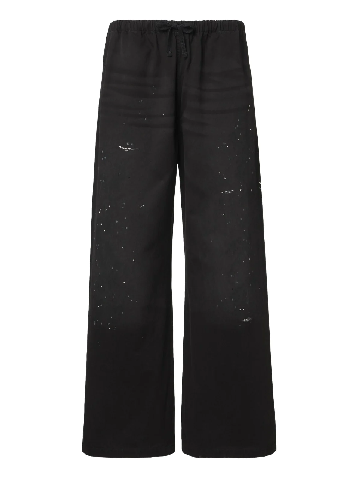 Cotton twill wide-leg pants Cotton twill wide-leg pants