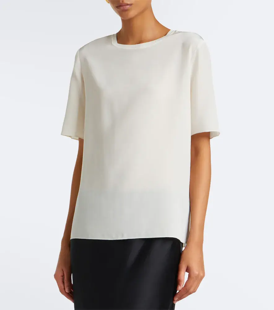 Joseph New Rubin silk T-shirt | Thumbnail 4 Joseph New Rubin silk T-shirt | Thumbnail 4