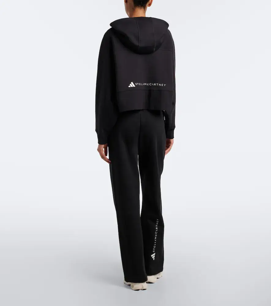 adidas by Stella McCartney Logo cotton wide-leg sweatpants | Thumbnail 2 adidas by Stella McCartney Logo cotton wide-leg sweatpants | Thumbnail 2