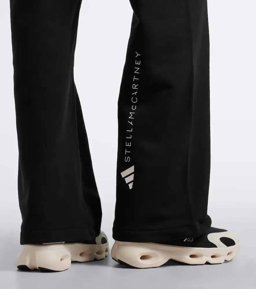adidas by Stella McCartney Logo cotton wide-leg sweatpants | Thumbnail 4 adidas by Stella McCartney Logo cotton wide-leg sweatpants | Thumbnail 4