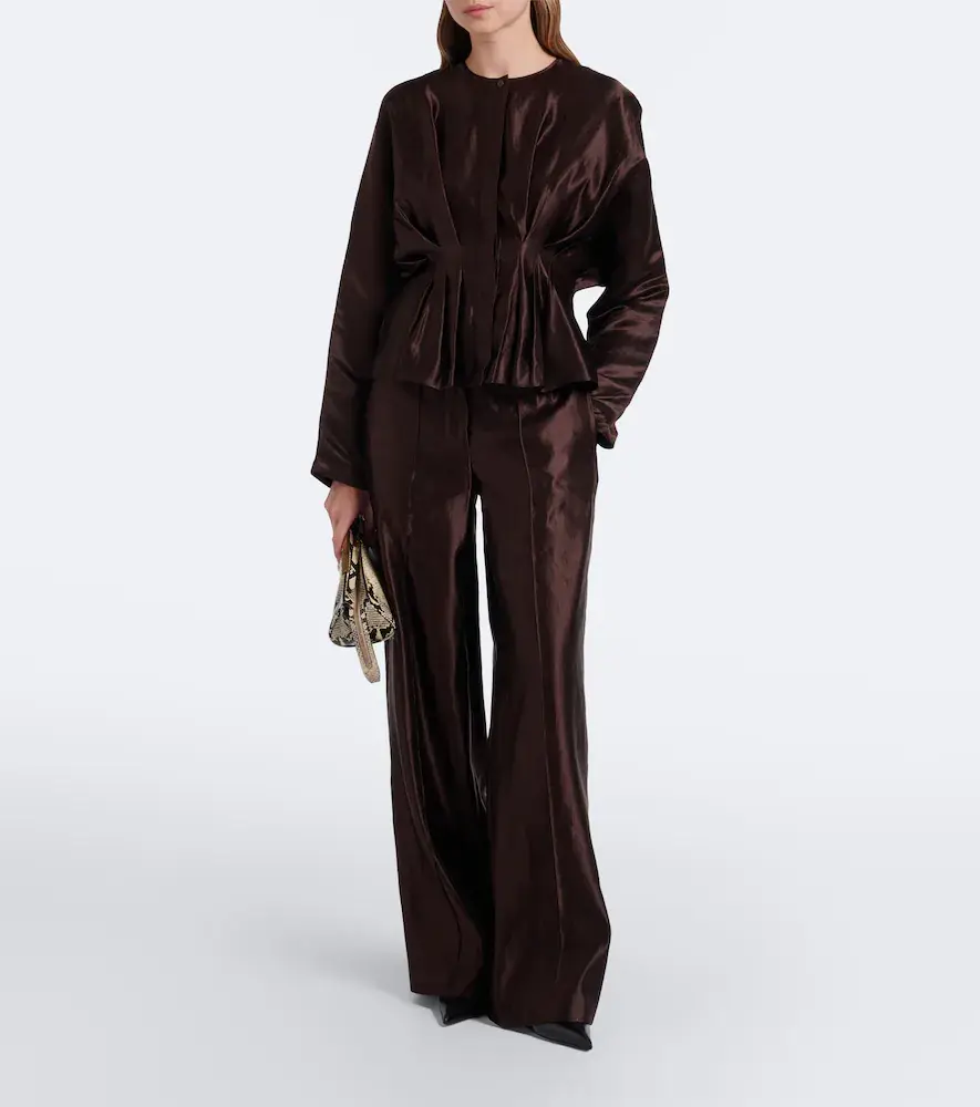 Joseph Jnane linen and silk wide-leg pants | Thumbnail 2 Joseph Jnane linen and silk wide-leg pants | Thumbnail 2
