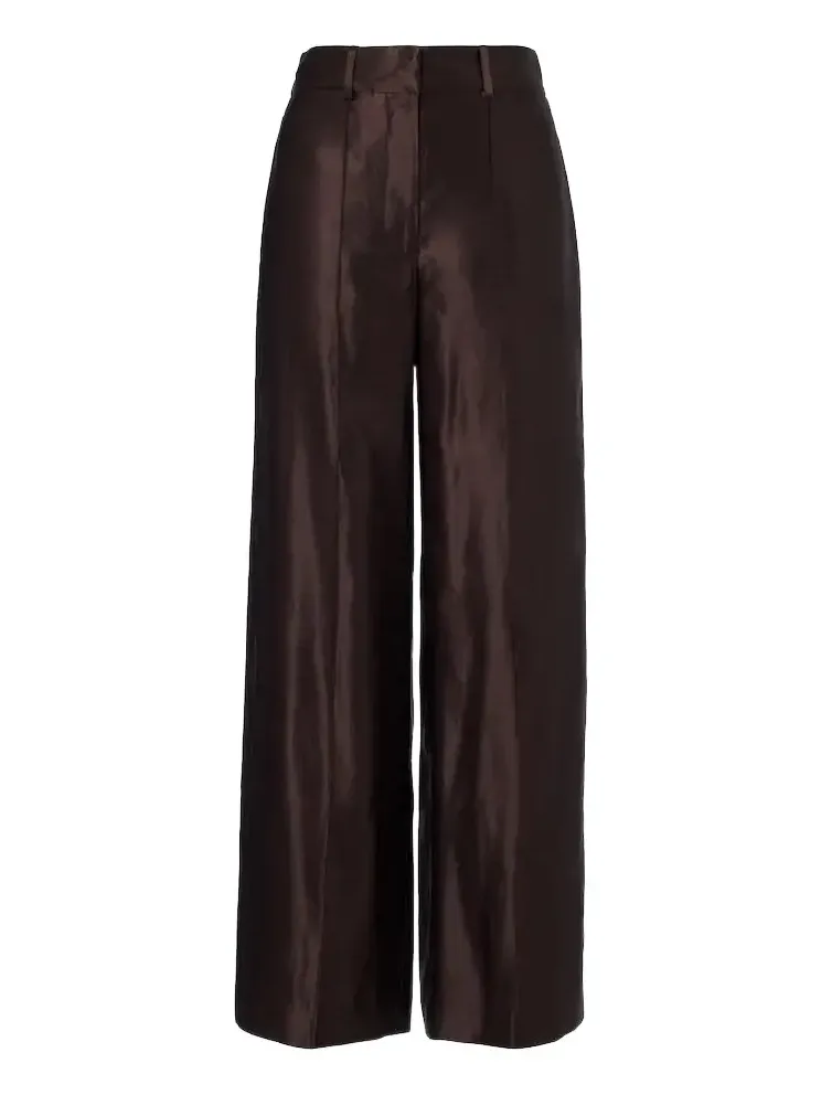 Jnane linen and silk wide-leg pants Jnane linen and silk wide-leg pants