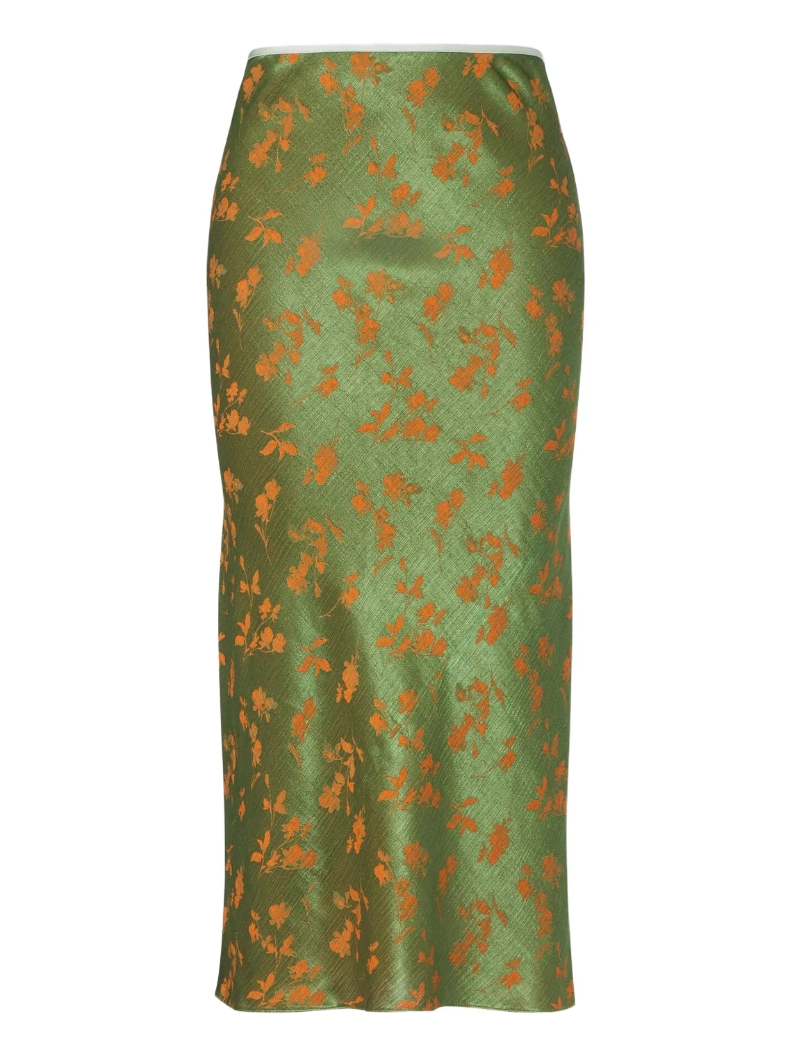 Floral jacquard midi skirt Floral jacquard midi skirt