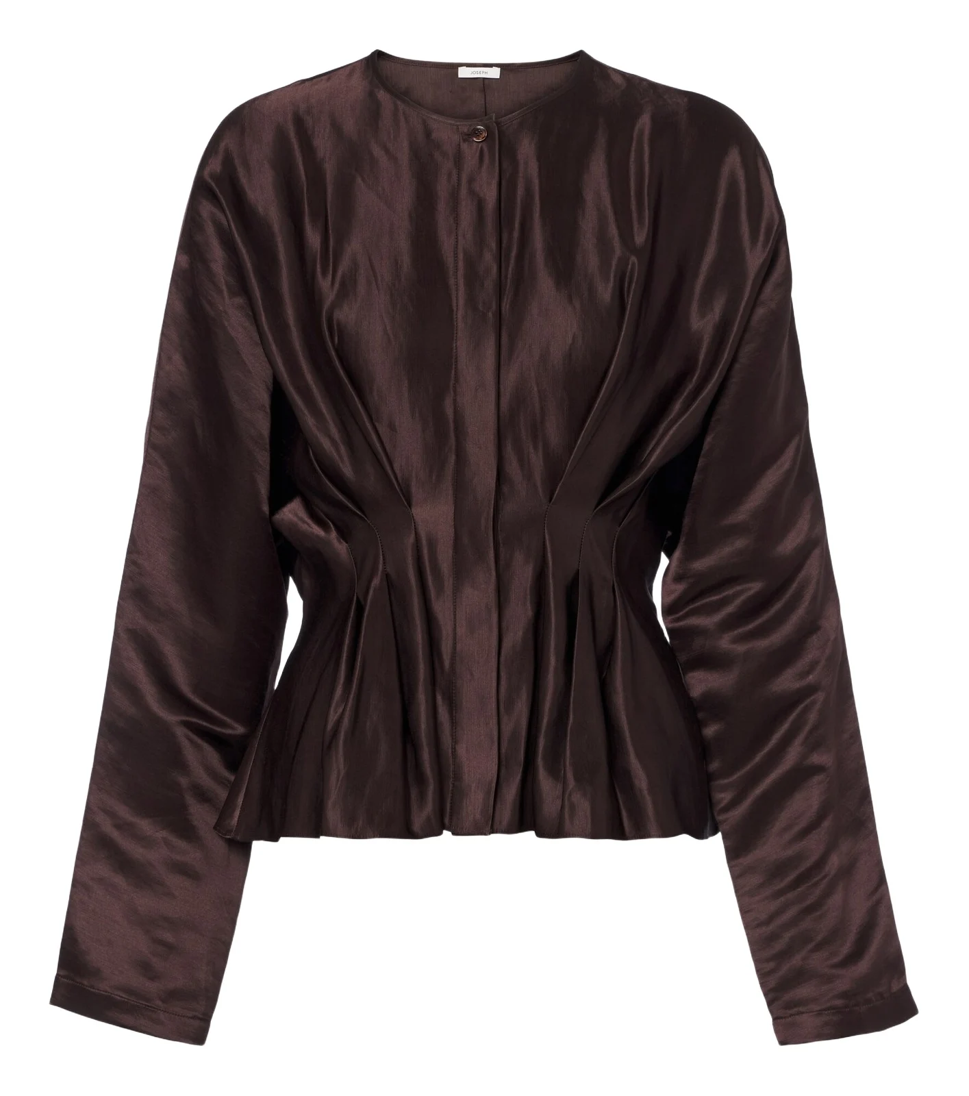 Erin pleated linen and silk blouse Erin pleated linen and silk blouse