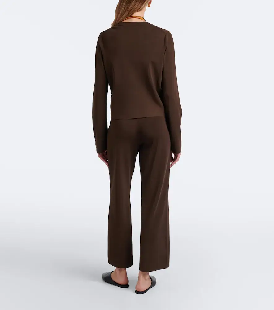 Joseph Zeta knitted cropped straight pants | Thumbnail 4
