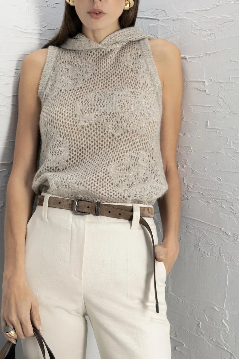 Brunello Cucinelli Glam Hooded Vest | Thumbnail 2 Brunello Cucinelli Glam Hooded Vest | Thumbnail 2