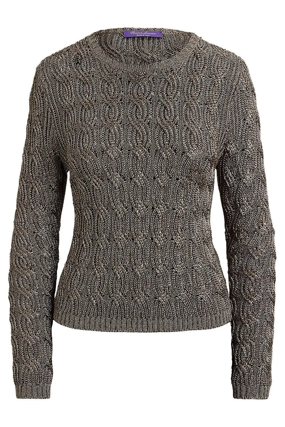 Metallic Crewneck Sweater Metallic Crewneck Sweater