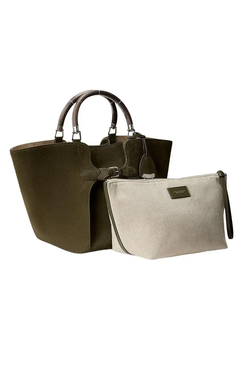 Ralph Lauren The Ralph Calf-Suede Tote | Thumbnail 2