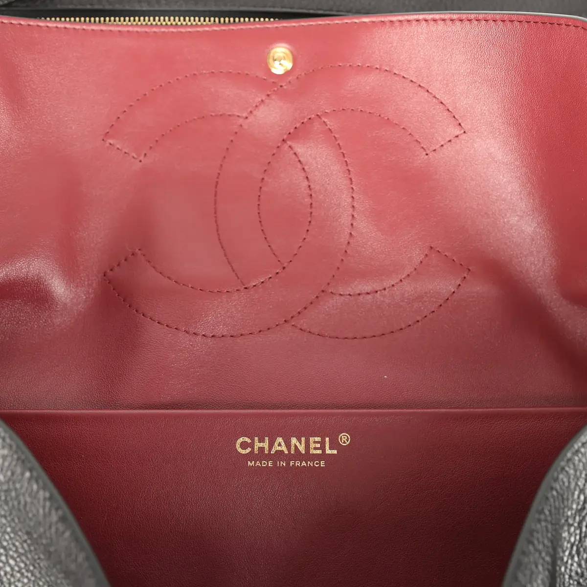 Chanel Chanel Maxi "Souplissimo" Small Flap Bag Black Grained Calfskin Gold Hardware | Thumbnail 11 Chanel Chanel Maxi "Souplissimo" Small Flap Bag Black Grained Calfskin Gold Hardware | Thumbnail 11