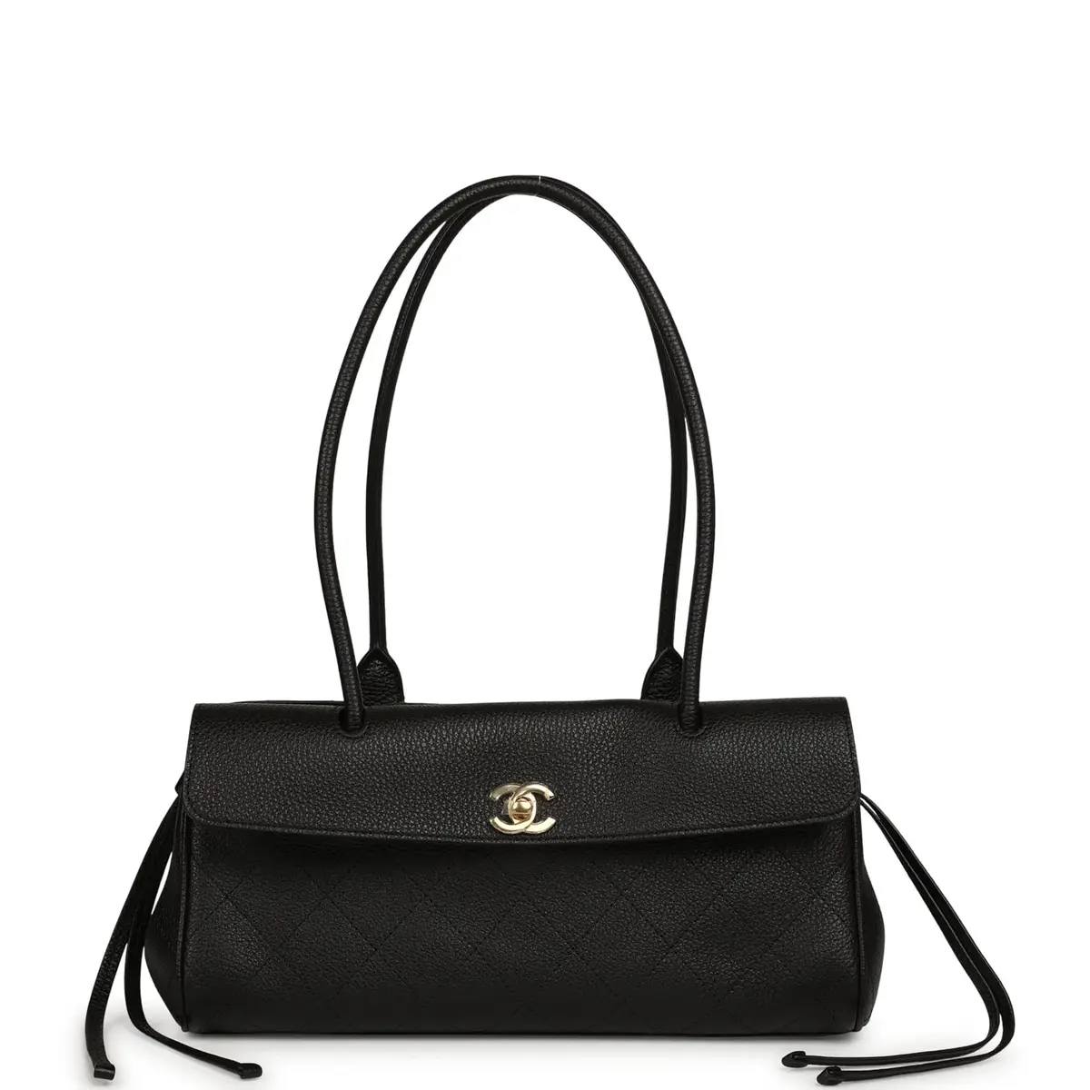 Chanel Chanel Small "Urban Essential" East West Shopping Tote Black Caviar Gold Hardware | Image 1 Chanel Chanel Small "Urban Essential" East West Shopping Tote Black Caviar Gold Hardware | Image 1