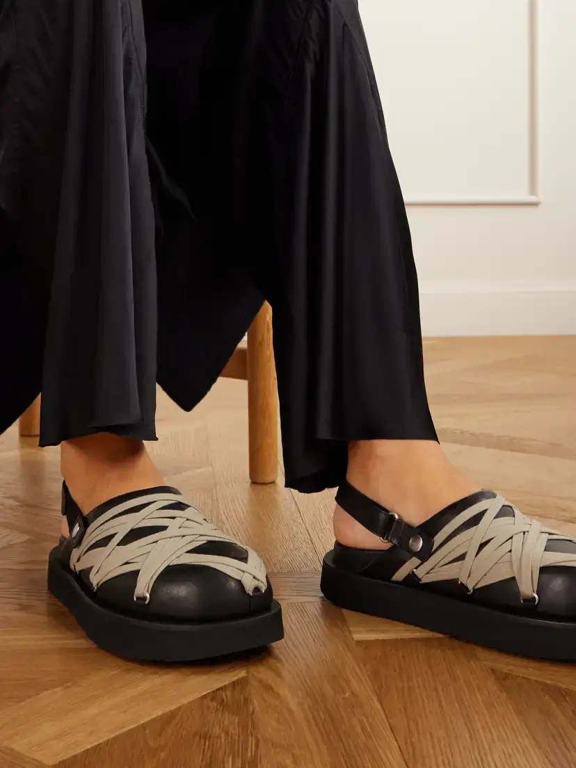 Rick Owens Megalace Platform Leather Mules | Thumbnail 2 Rick Owens Megalace Platform Leather Mules | Thumbnail 2