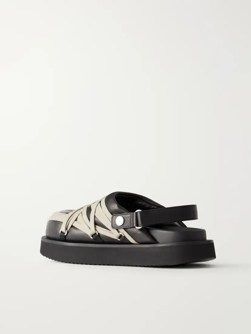 Rick Owens Megalace Platform Leather Mules | Thumbnail 3 Rick Owens Megalace Platform Leather Mules | Thumbnail 3