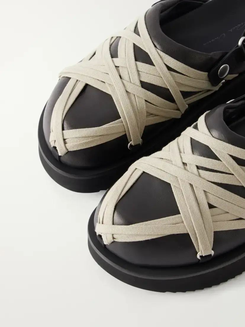 Rick Owens Megalace Platform Leather Mules | Thumbnail 5 Rick Owens Megalace Platform Leather Mules | Thumbnail 5