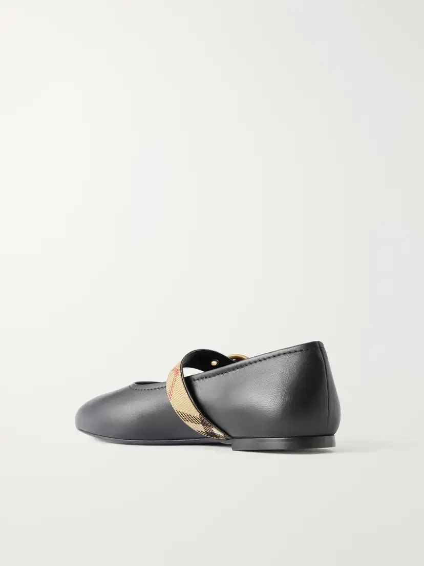 Burberry Robin Check Strap Mary Jane Ballet Flats | Thumbnail 3 Burberry Robin Check Strap Mary Jane Ballet Flats | Thumbnail 3