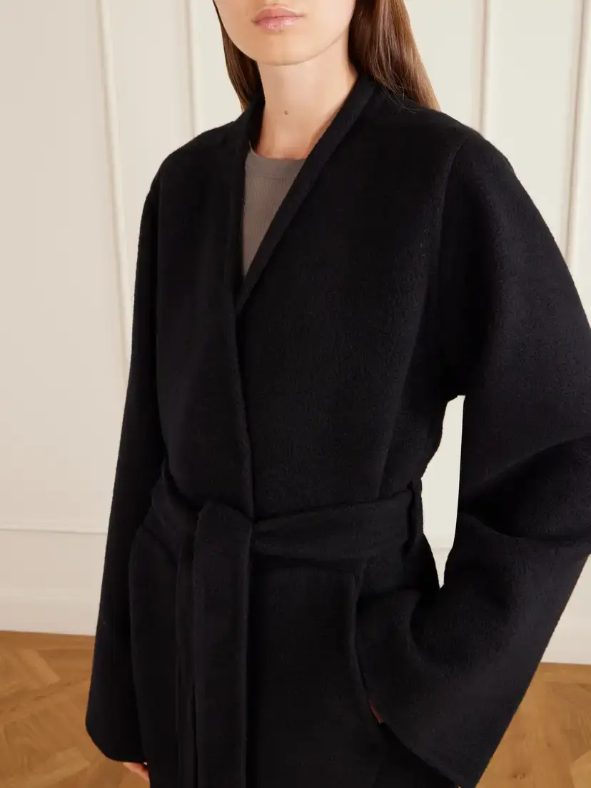 Rick Owens Dagger Belted Cashmere Coat | Thumbnail 5 Rick Owens Dagger Belted Cashmere Coat | Thumbnail 5