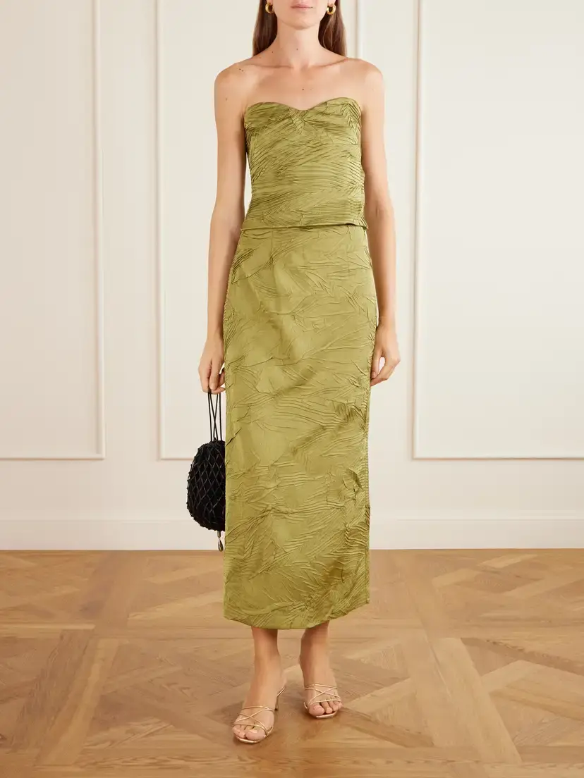 Ulla Johnson Inez Satin Midi Skirt | Thumbnail 2 Ulla Johnson Inez Satin Midi Skirt | Thumbnail 2