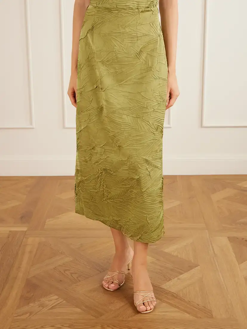 Ulla Johnson Inez Satin Midi Skirt | Thumbnail 3 Ulla Johnson Inez Satin Midi Skirt | Thumbnail 3
