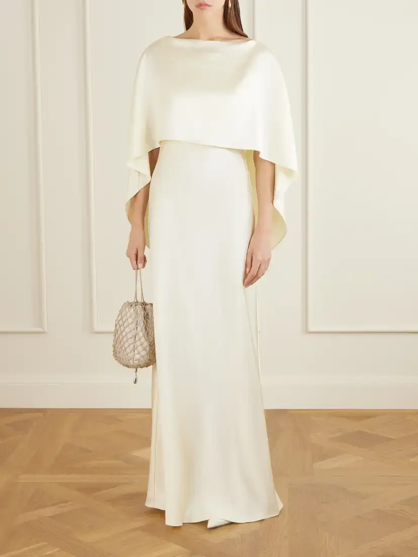Heirlome Anna Silk-satin Maxi Dress | Thumbnail 2
