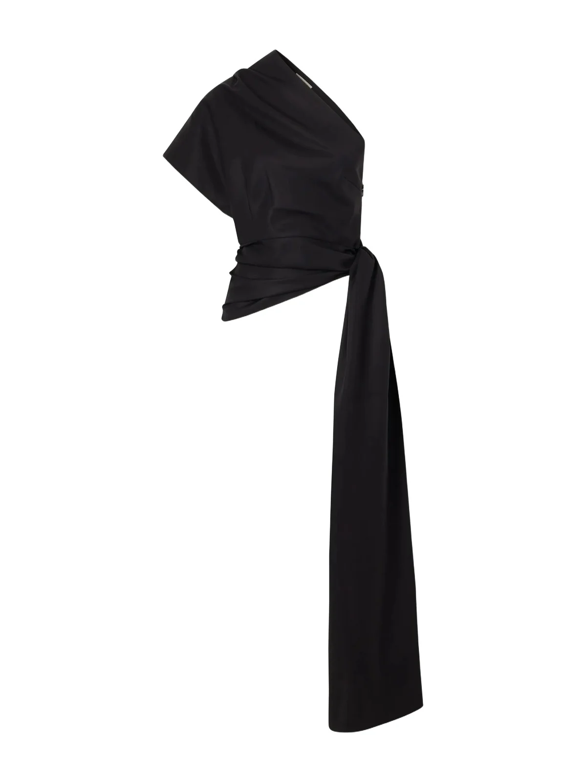 Marianne Asymmetric Silk-twill Top Marianne Asymmetric Silk-twill Top