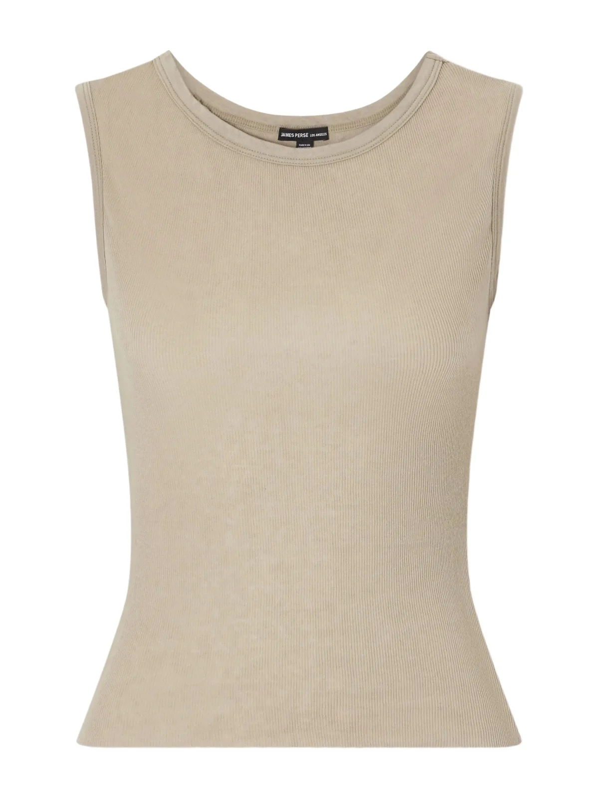 James Perse Ribbed Cotton And Cashmere-blend Tank - Brown