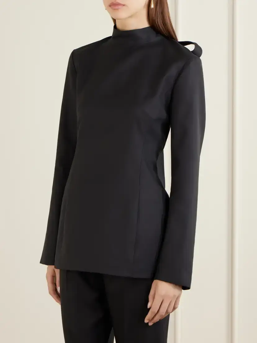 Heirlome Yasmin Silk-twill Blouse | Thumbnail 3