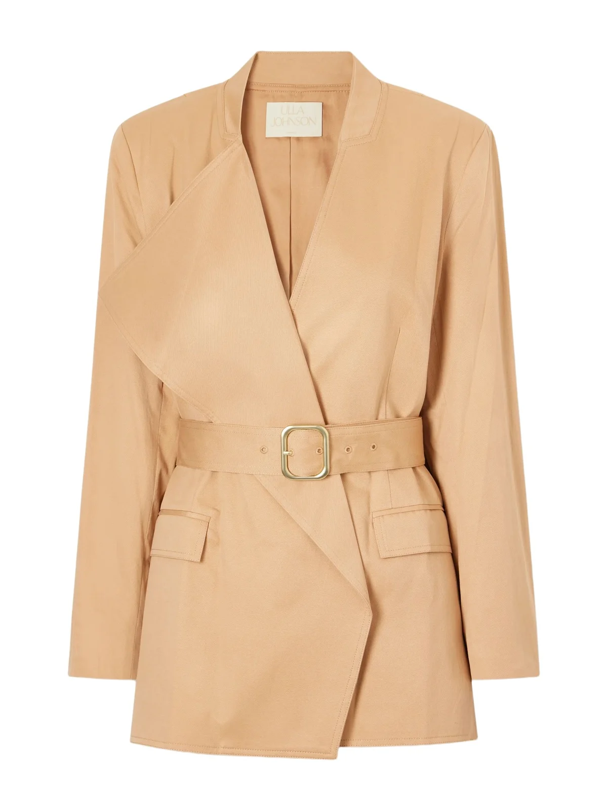 Zehra Belted Cotton Blazer