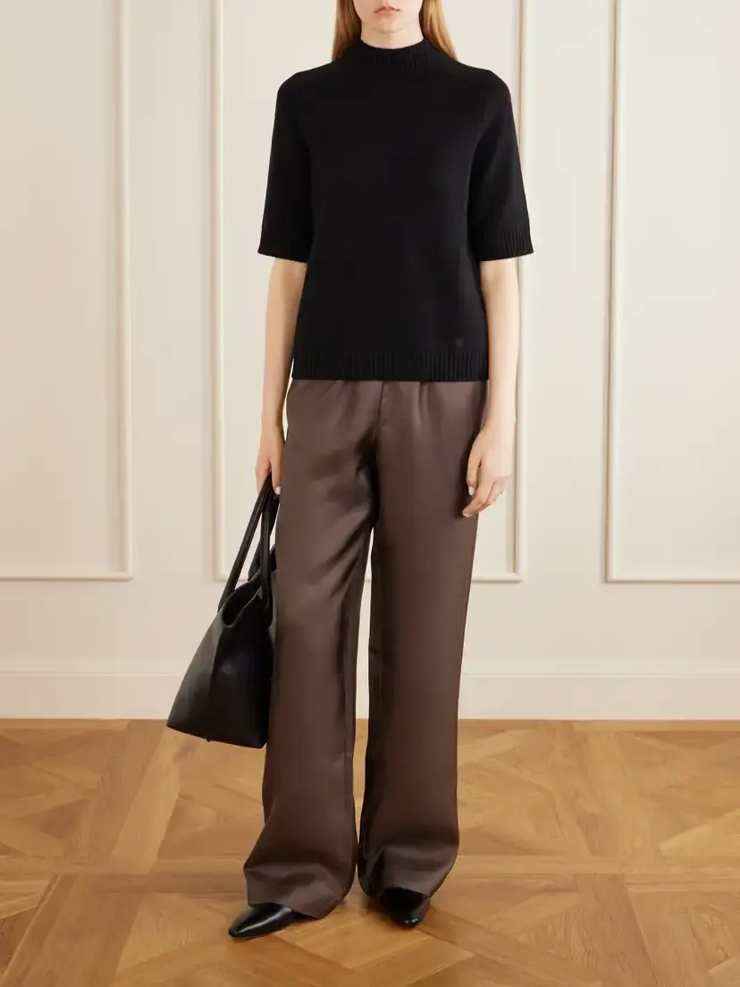 Loulou de Saison Alera Silk Wide-leg Pants | Thumbnail 2 Loulou de Saison Alera Silk Wide-leg Pants | Thumbnail 2