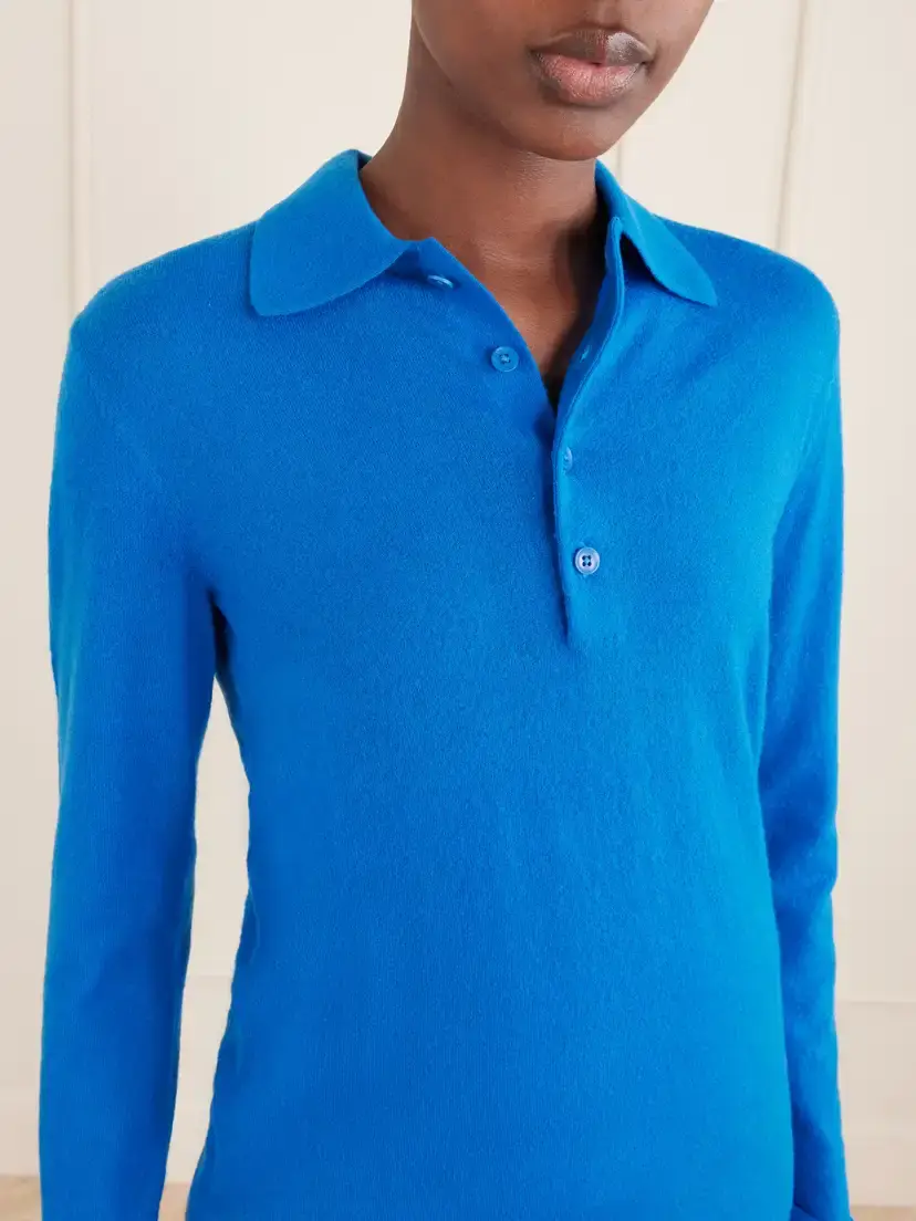 Tibi Wool-blend Knit Polo Sweater | Thumbnail 5 Tibi Wool-blend Knit Polo Sweater | Thumbnail 5