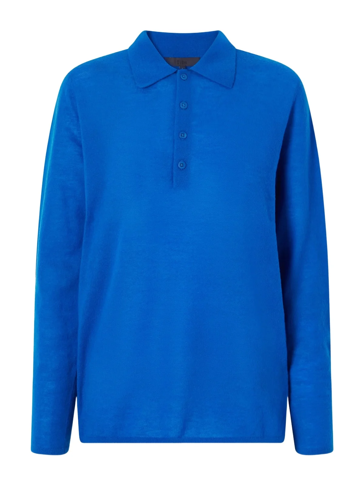 Wool-blend Knit Polo Sweater Wool-blend Knit Polo Sweater