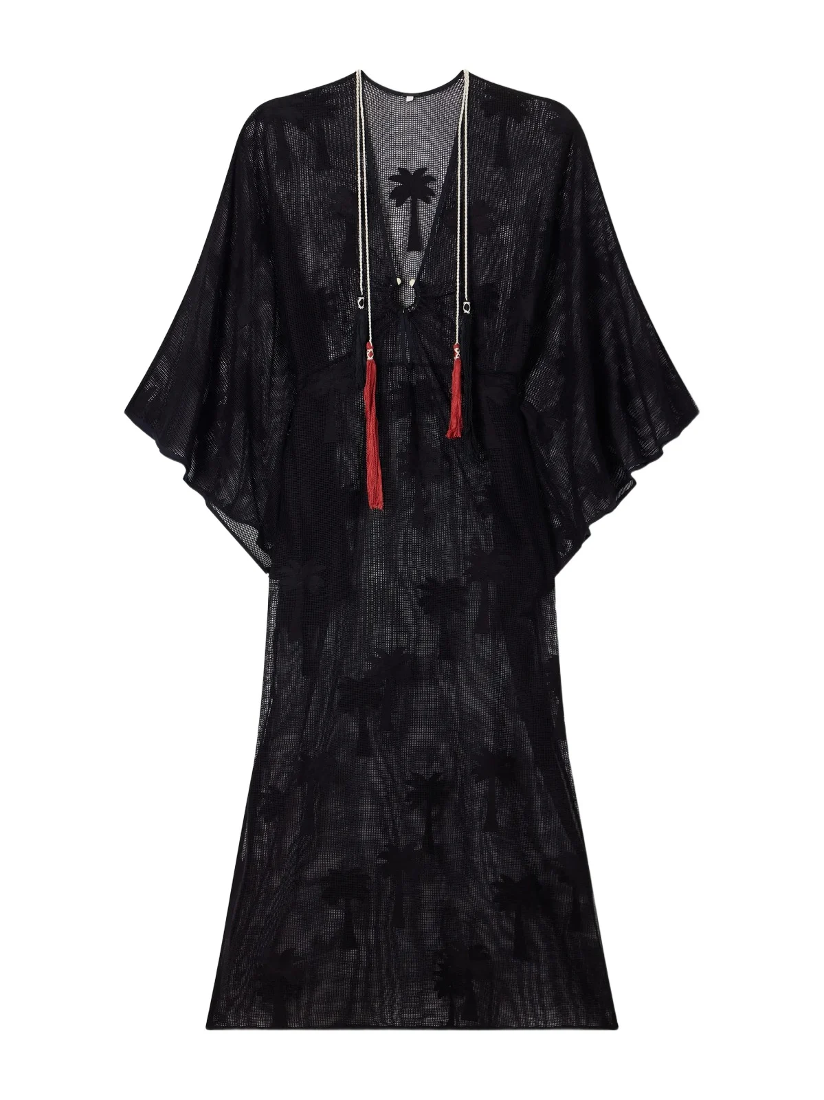 Johanna Ortiz Palm Veil Crochet-knit Cotton Cover-up