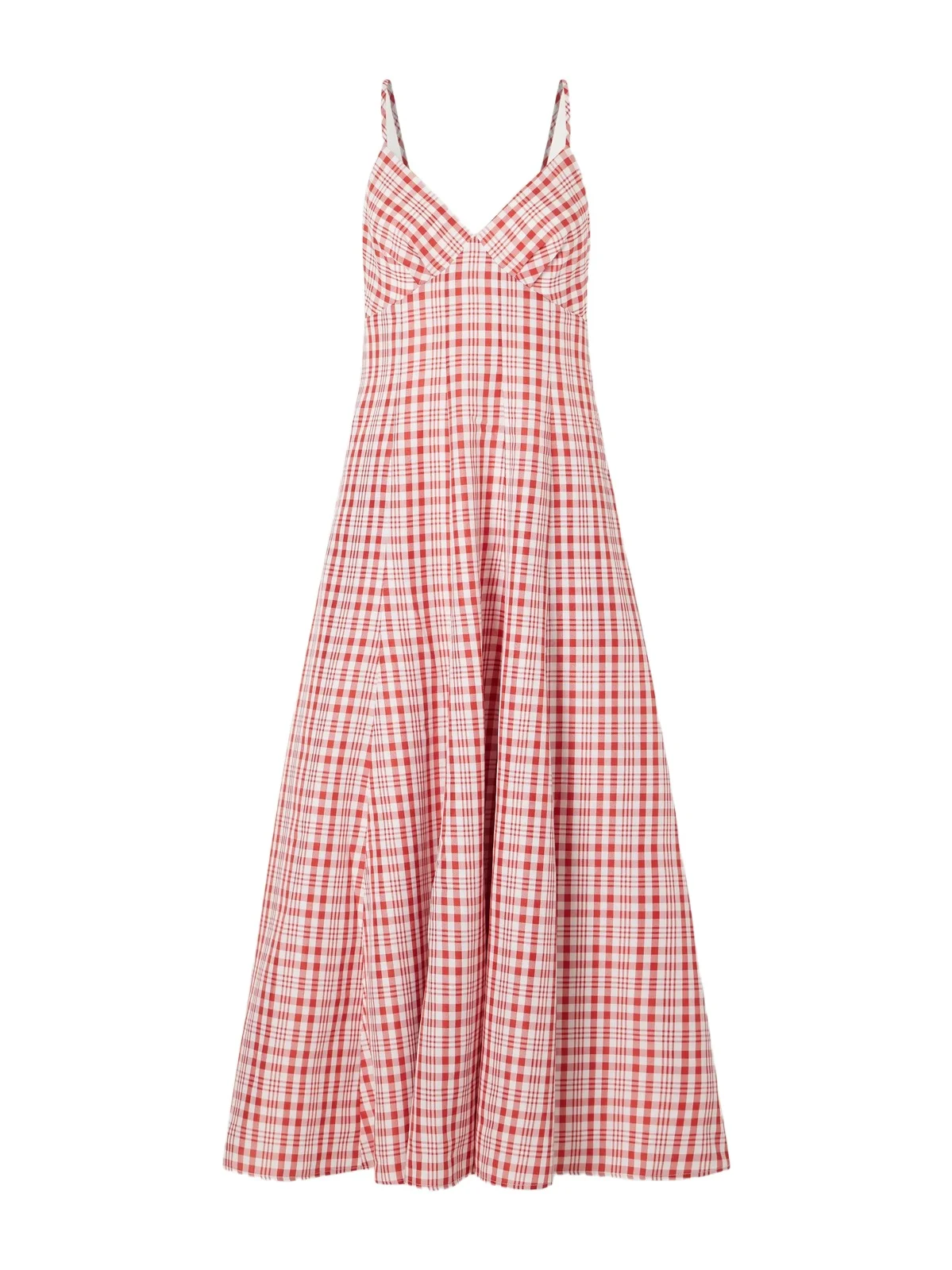 Rosie Assoulin Checked Jersey Maxi Dress